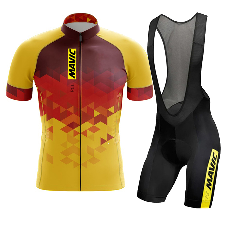 Summer Clothing Men Sale - 2024 Mavic Fietssets Met Korte Mouwen