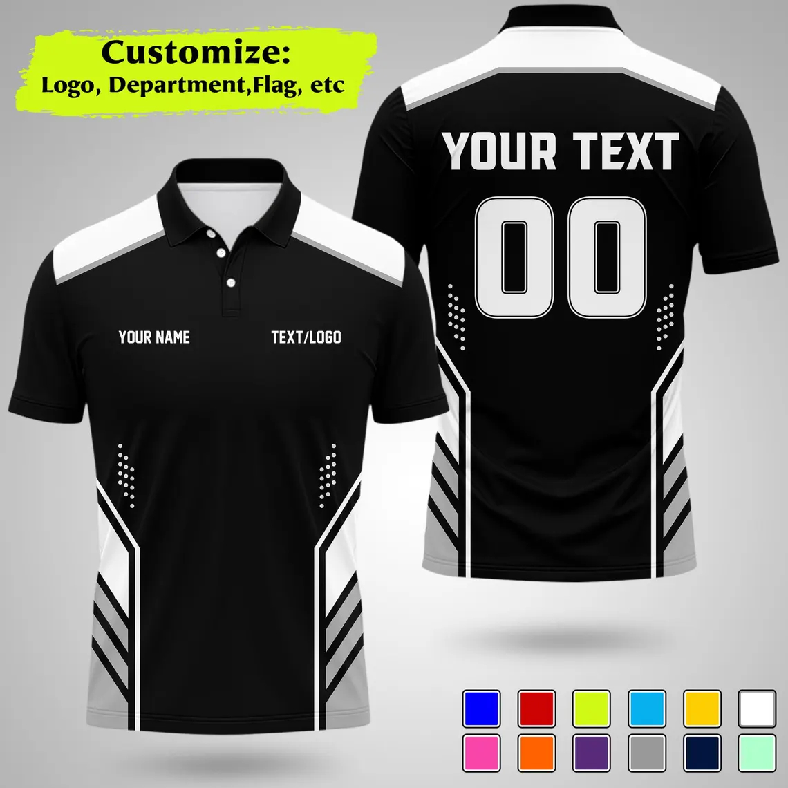 Summer Clothing Names - Nieuw gepersonaliseerd team poloshirt op maat