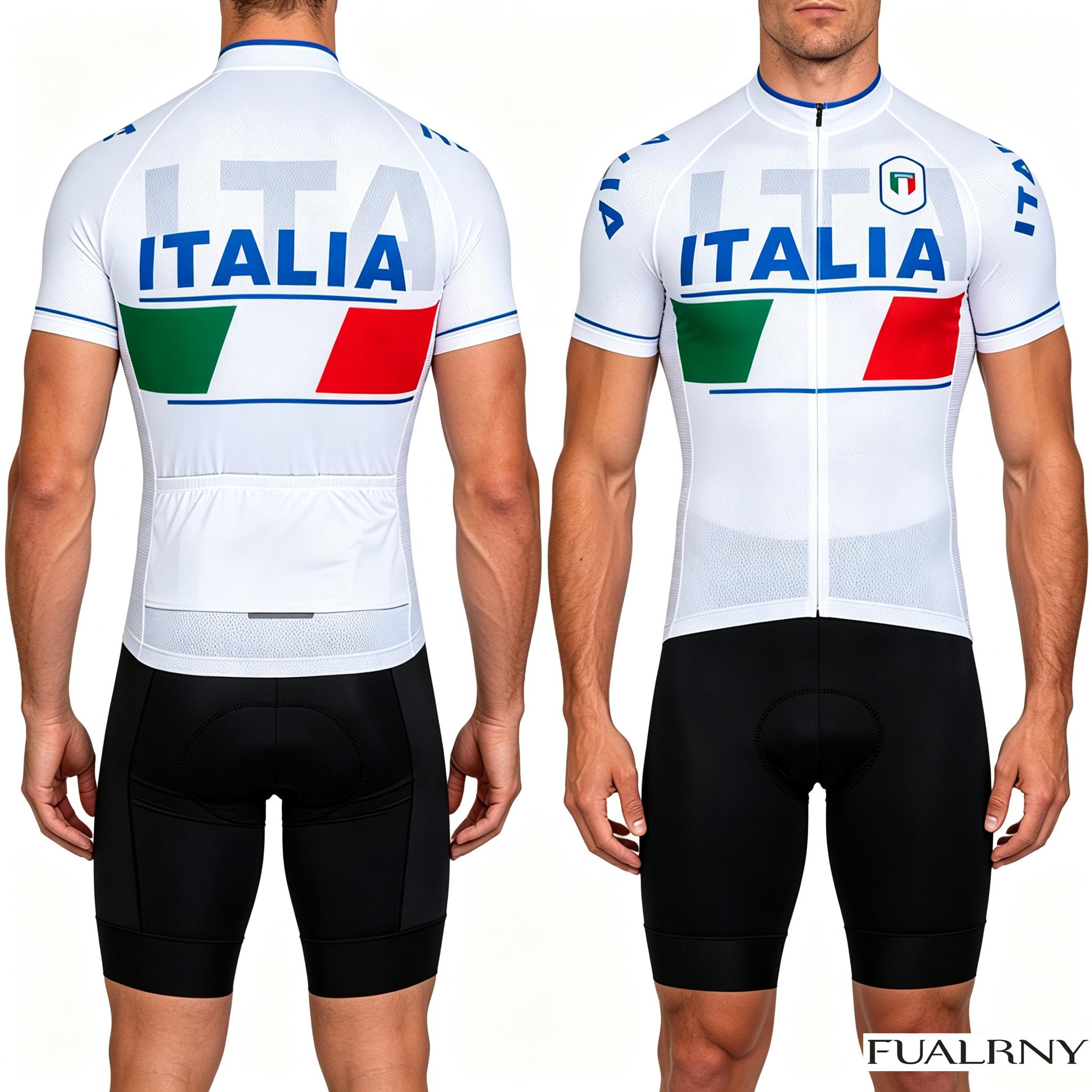 Summer Clothing Men Sale - ITALIA Zomer Wielertrui Set Maillot Bike