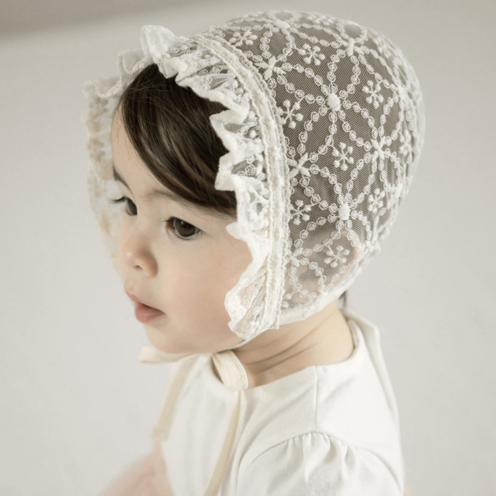 Sun Hat Wide Brim - Babyzonhoed met brede rand, ademend, met