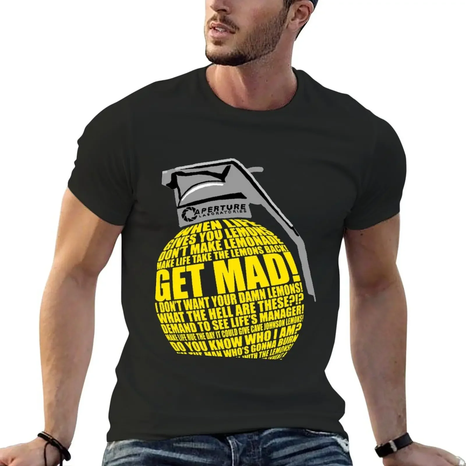Summer Clothing Quotes - Portal 2 Cave Johnson Brandbaar Citroen