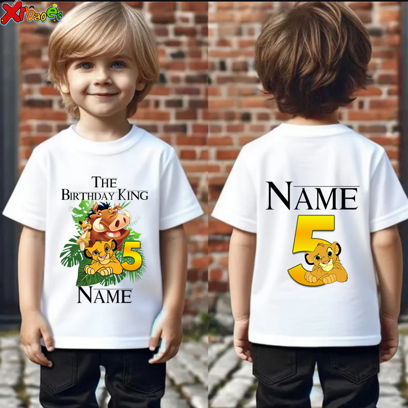 Summer Clothing Names - Verjaardag Jongen Shirts 5e Kinderen Bijpassende