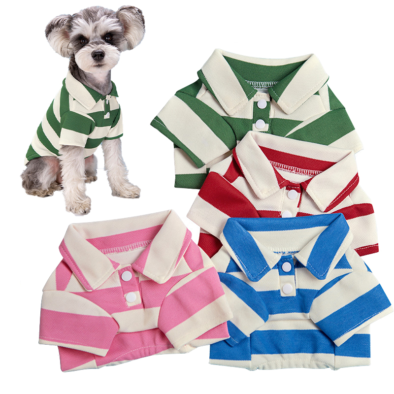 Summer Dog Clothing - Hond poloshirt Zomer hondenkleding Casual kleding