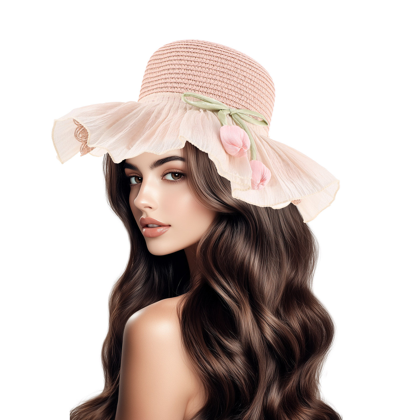 Zomerhoed van stro voor meisje - Sun Hat Wide Brim recensie en prijs
