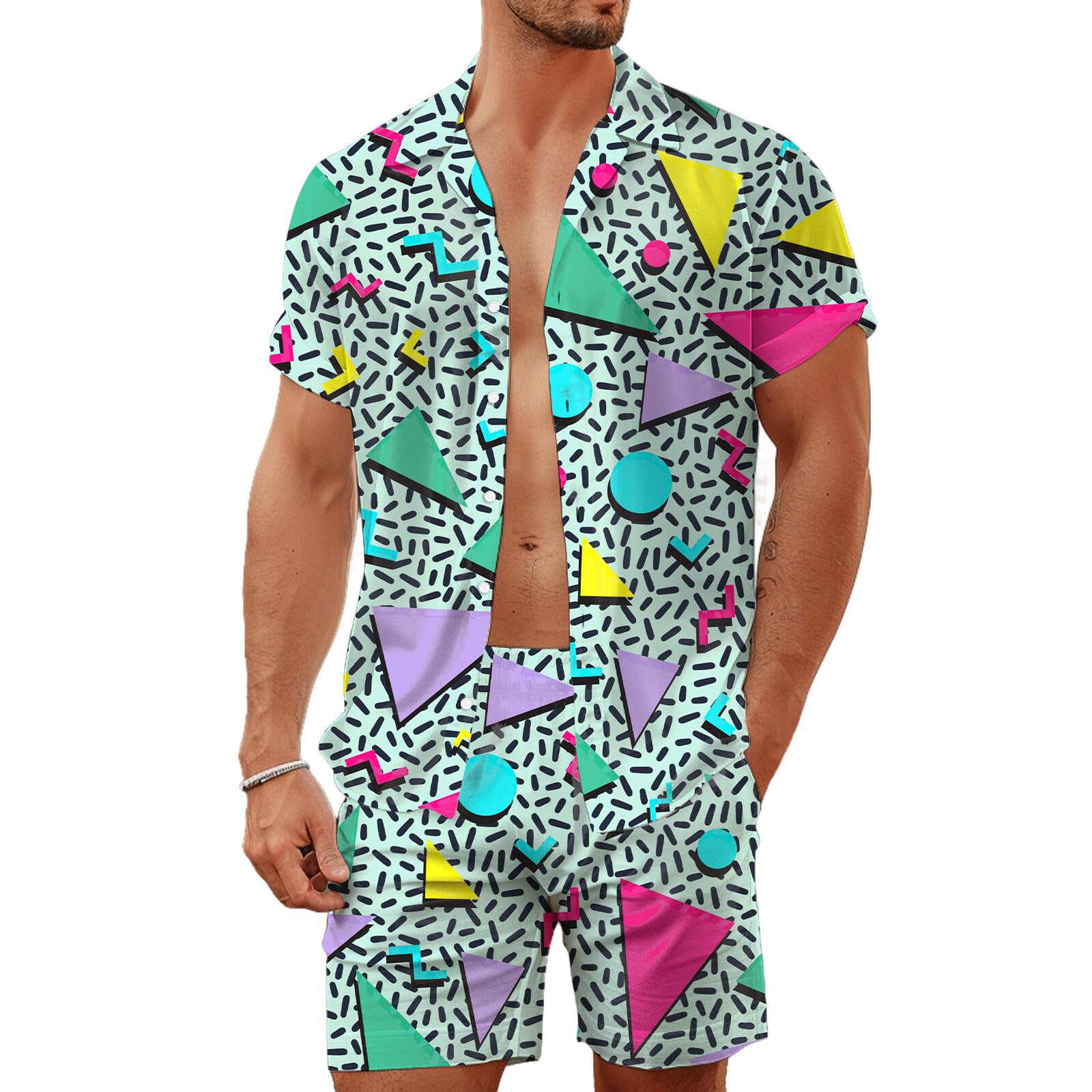 Zomer onregelmatige geometrisc - Summer Clothing Sets recensie en prijs