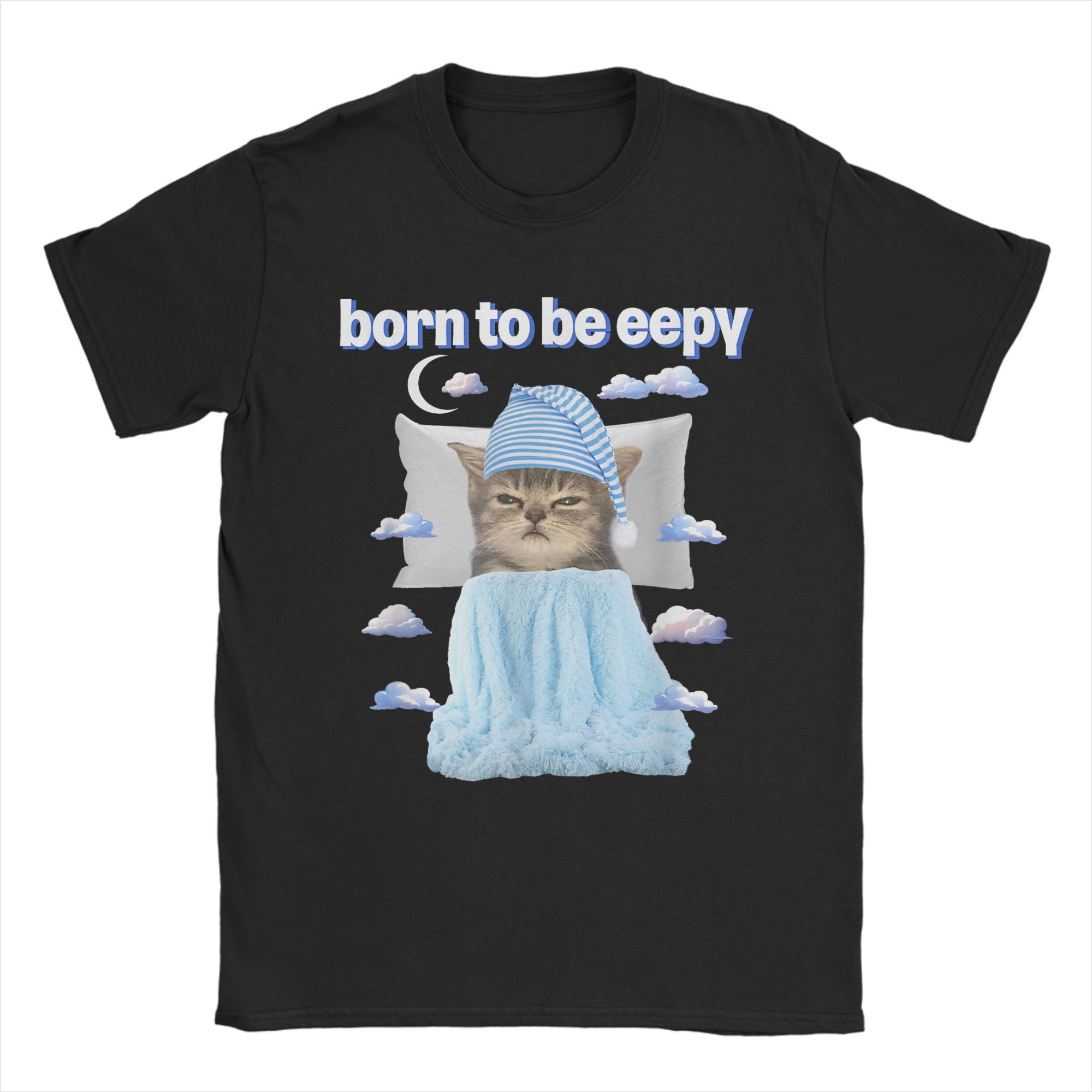 Vrouwen T-shirt Eepy Cat Slape - Summer Clothing Ideas For Women recensie en prijs