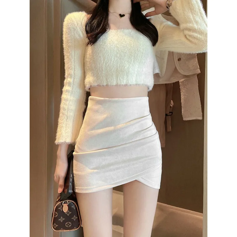 Koreaanse Mode Mini Rok Effen  - Summer Clothing Wraps recensie en prijs