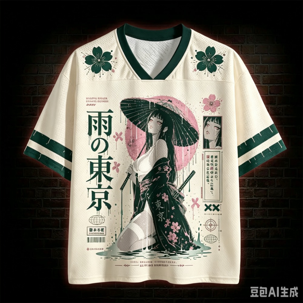 Harajuku Rainy Night Tokyo 3D- - Summer Nights Clothing recensie en prijs