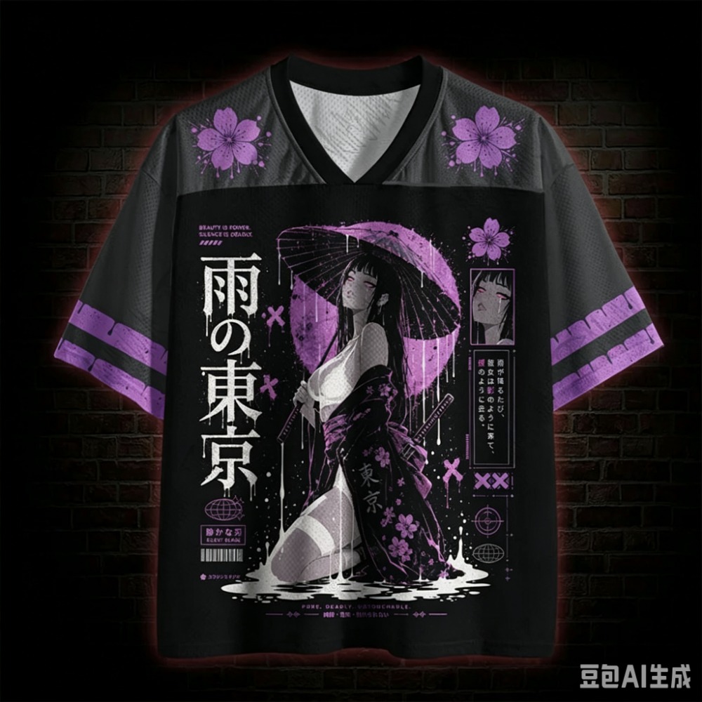 Harajuku Rainy Night Tokyo 3D- - Summer Nights Clothing recensie en prijs