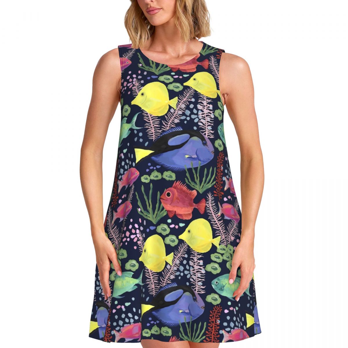 Zeevis Aquarium Jurk Kleurrijk - Summer Clothing Ideas For Women recensie en prijs