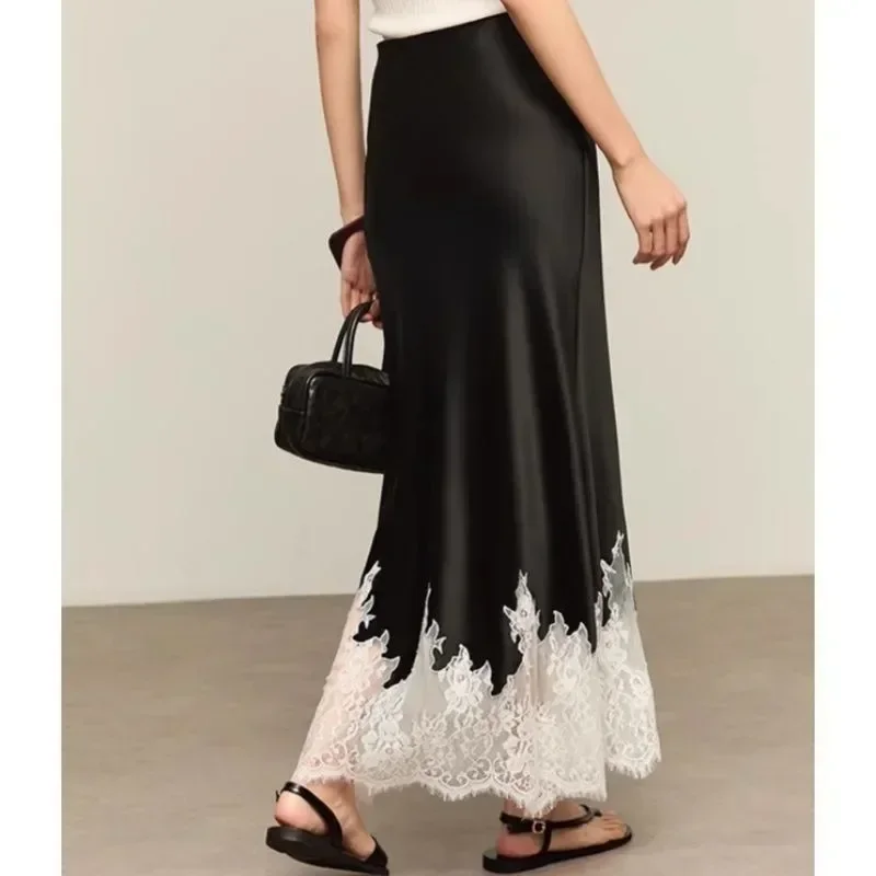 Fairy Lace-Trim Midi Rok Hoge  - Summer Clothing Wraps recensie en prijs