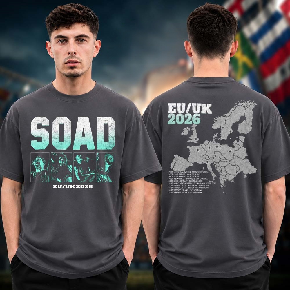 System of A Down Europese Tour - Summer Clothing Uk recensie en prijs
