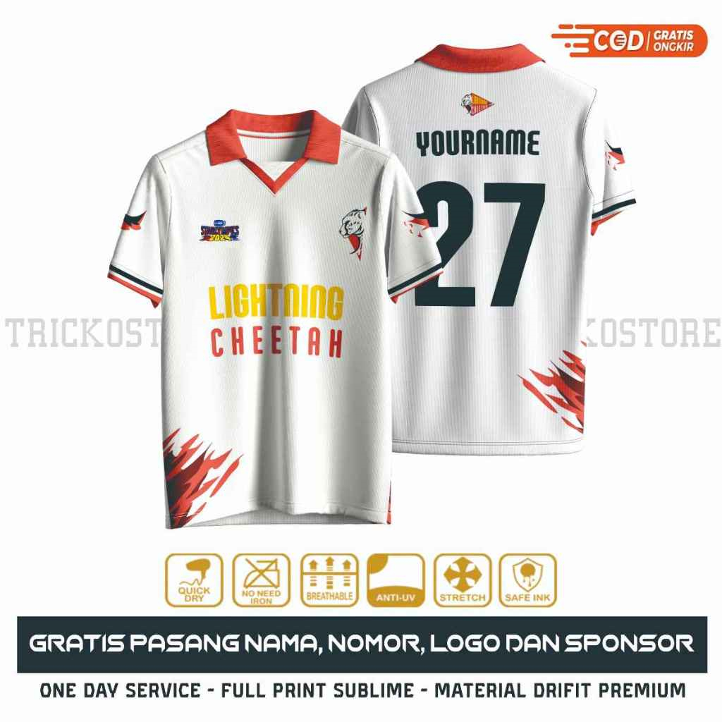 GMMTV LIGHTNING CHEETAH JERSEY - Summer Clothing Names recensie en prijs