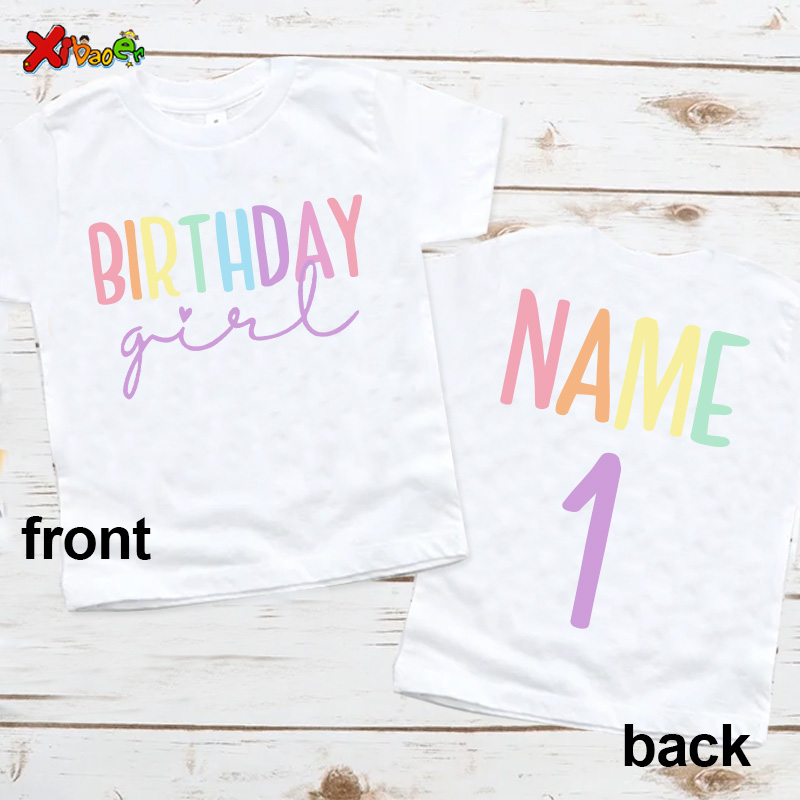 Verjaardag meisje T-shirt fees - Summer Clothing Names recensie en prijs